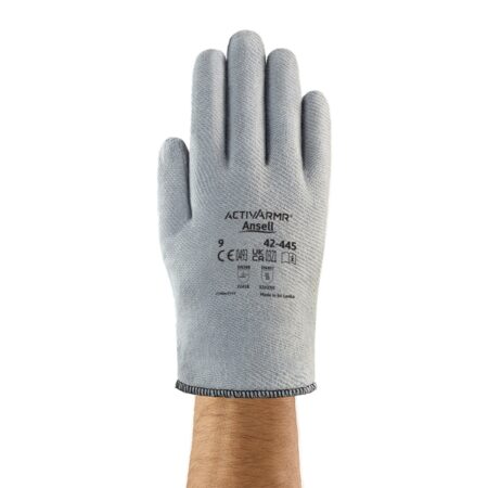 Ansell ActivArmr Crusader Flexible Grey Gloves Size 9 (1 Pair) - 42-445