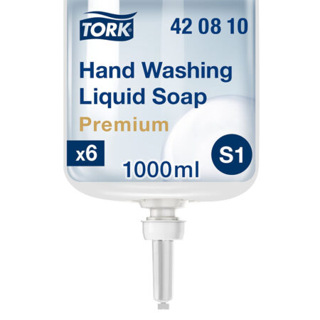 Essity Tork Extra Hygiene Hand Washing Liquid Soap (Case of 6) - 420810